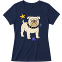 "Bulldog" Blusa Baby Look