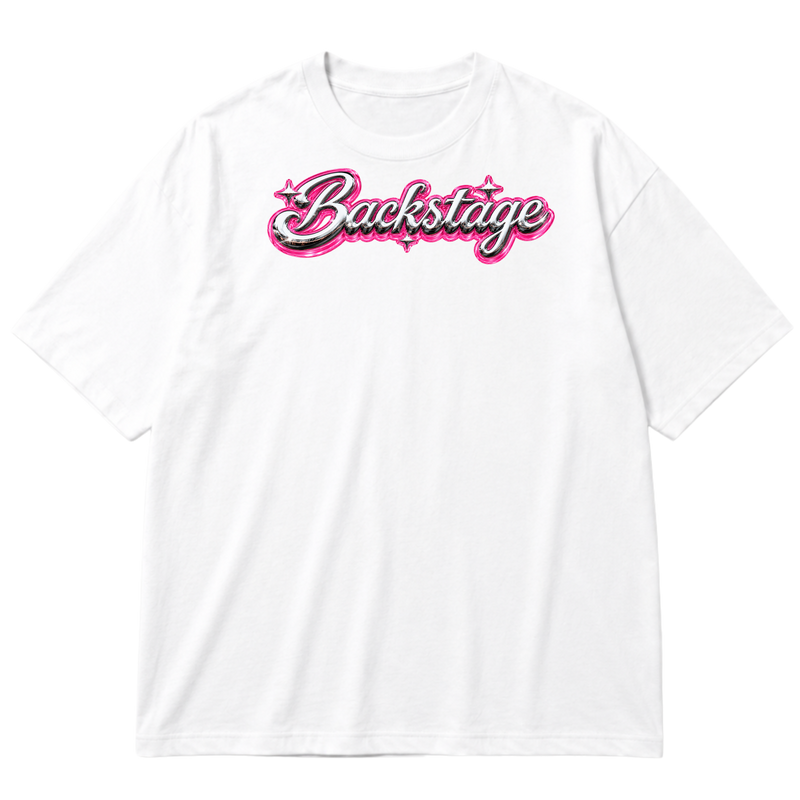 "Camiseta Oversized Backstage" Oversized Premium 96% algodão 4% Elastano