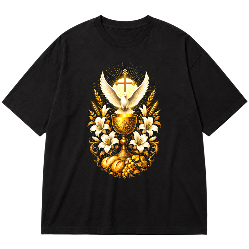 "Eucaristia" Oversized Premium 96% algodão 4% Elastano
