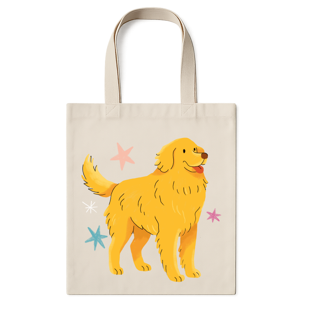 "Golden retrivier" Ecobag