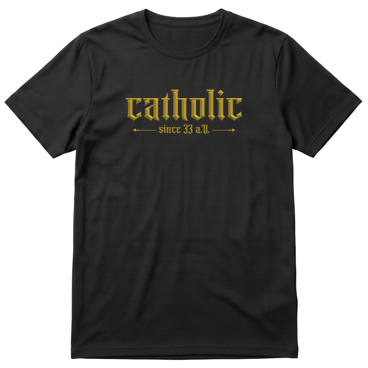 "Cristã Católica Catholic Since 33 A.D." Camiseta Regular Poliamida UV