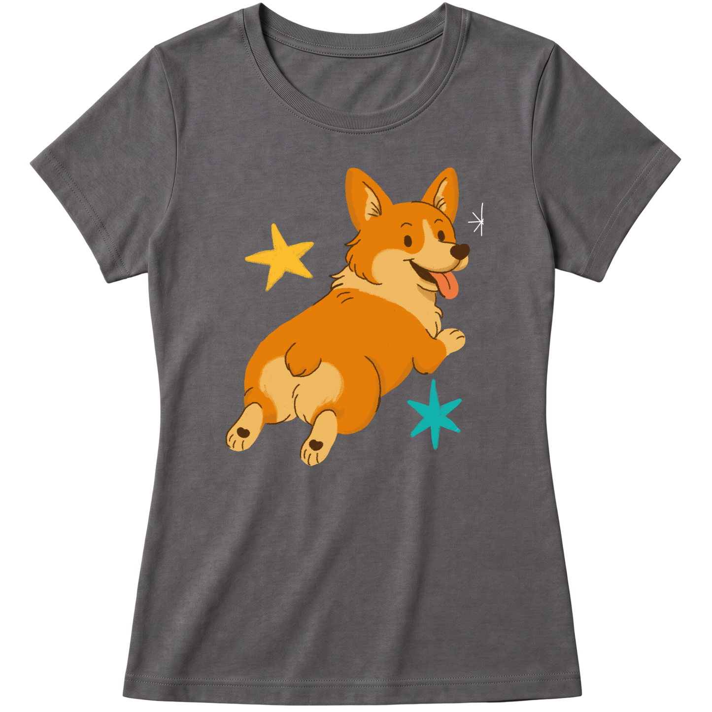 "Corgi" Blusa Baby Look