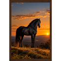 "Lendário Por do Sol" Quadro tradicional sem vidro acrílico