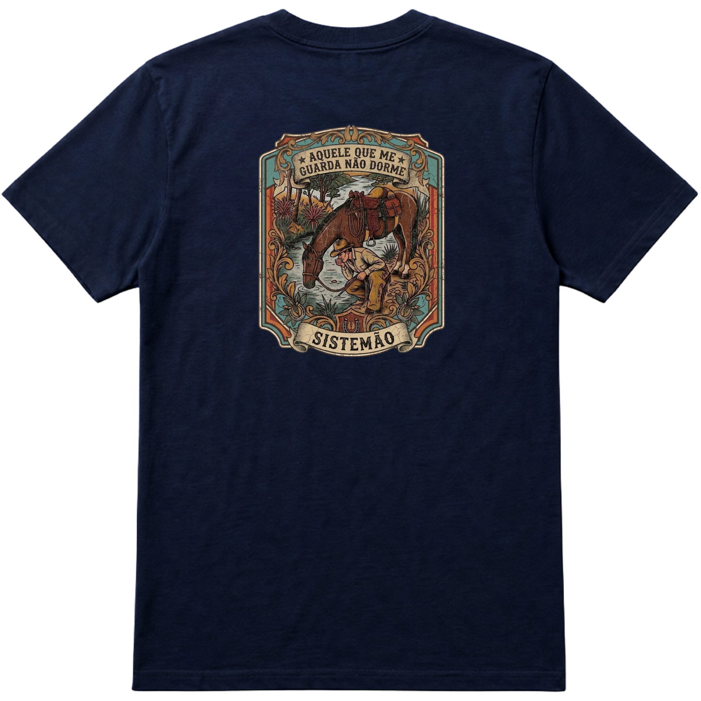 "Estampa QUEM ME GUARDA NÃO DORME" Camiseta Premium Unissex Bunker Studios