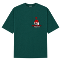 "Camiseta oversized estampa de boxe" Camiseta Oversized Suedine 220g