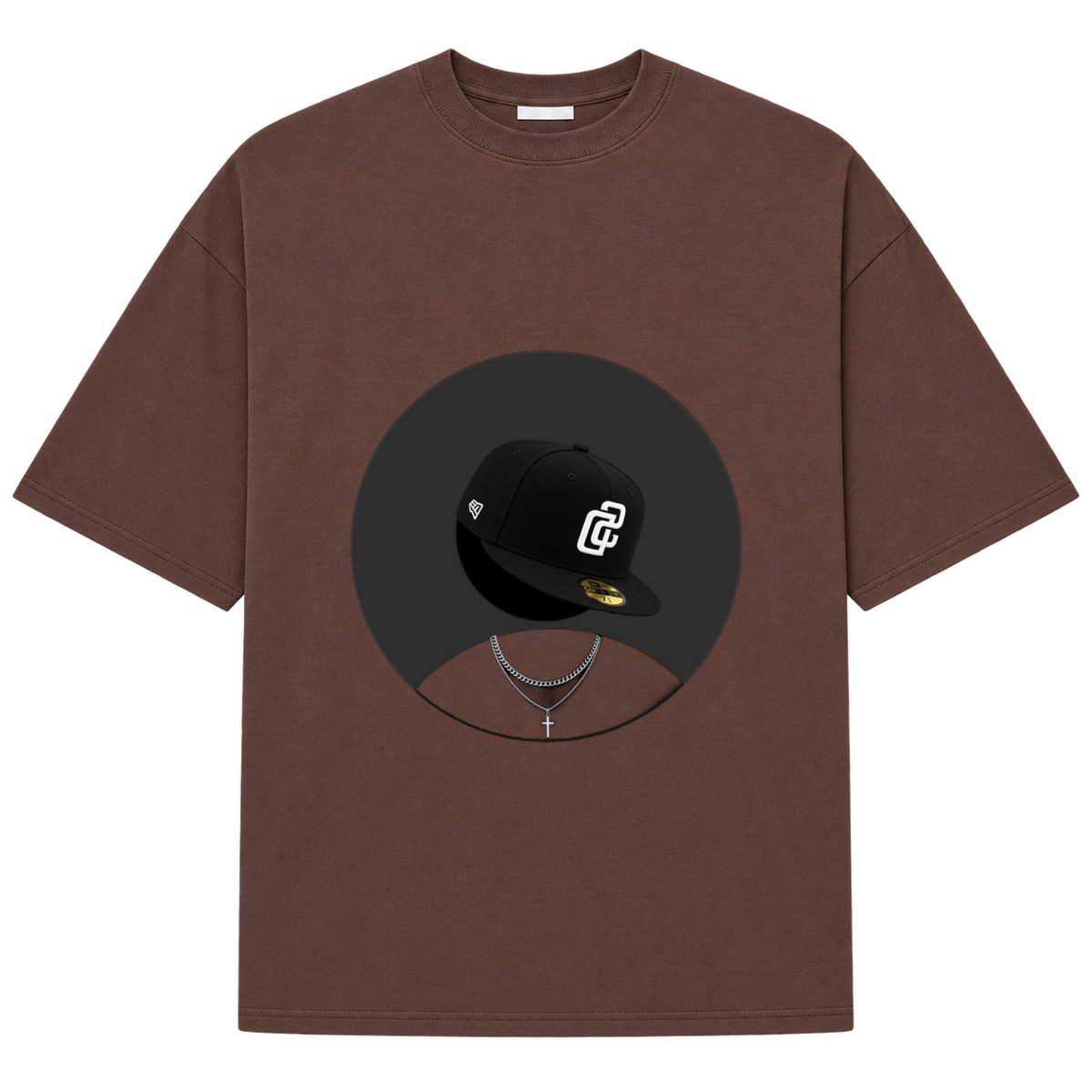 "Camiseta oversize masculina" Camiseta Oversized Suedine 220g