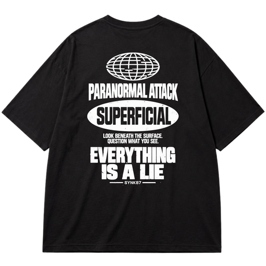 "SUPERFICIAL 1.0" Oversized Premium 96% algodão 4% Elastano