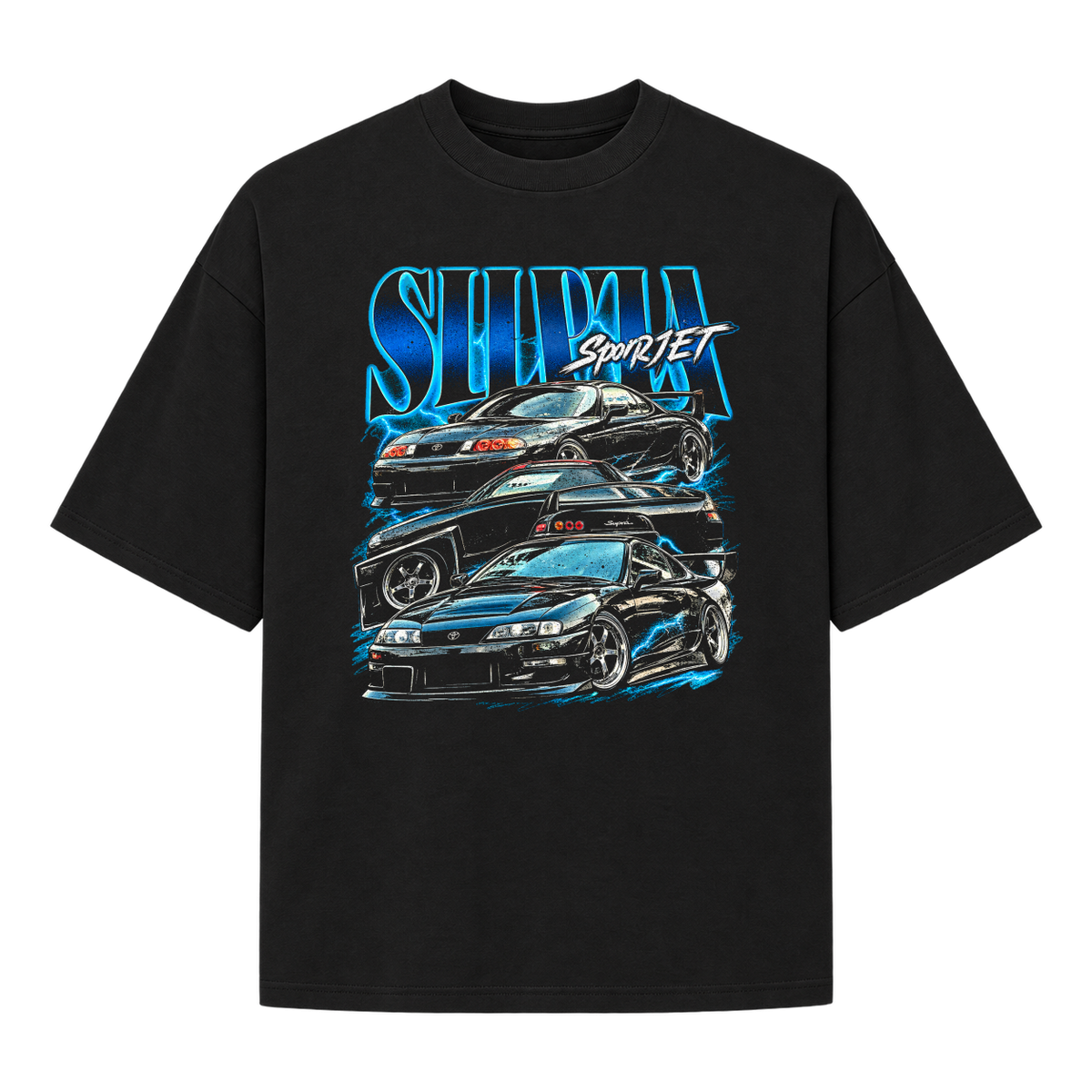 "Oversized Suedine "Sportjet"" Camiseta Oversized Suedine 220g