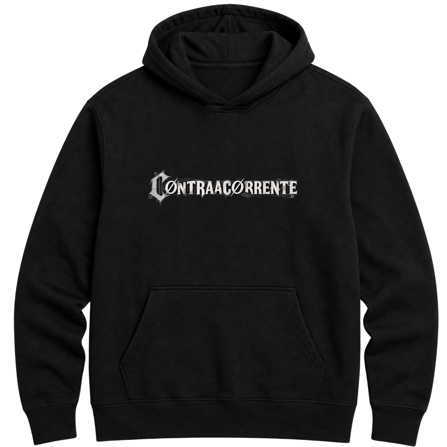 "Moletom (Canguru com capuz) Hoodie Essential #005 - CØNTRAACØRRENTE" Moletom Premium