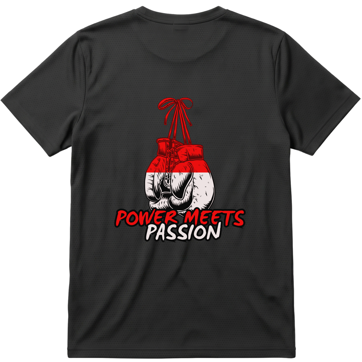 "Camiseta oversized estampa de boxe" Camiseta Regular Poliamida UV