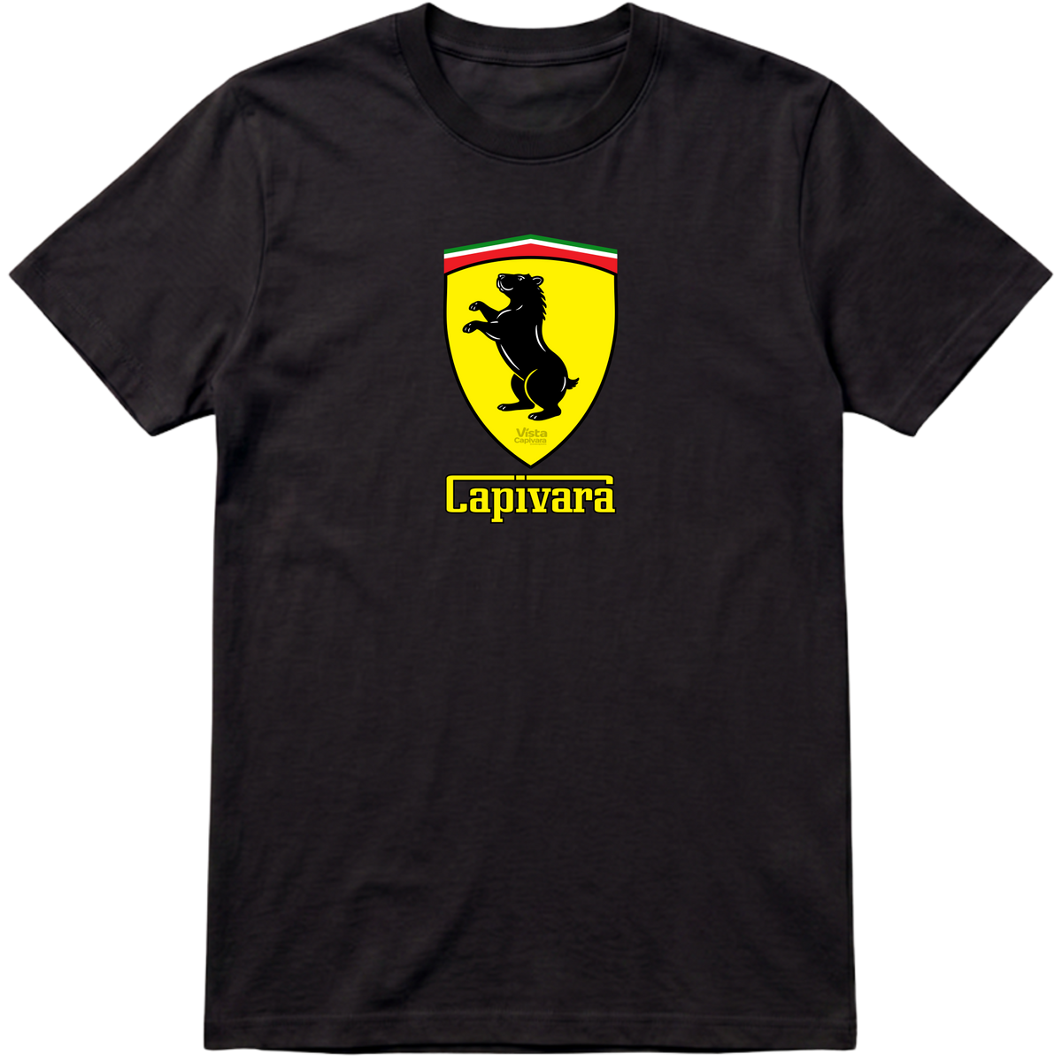 "Capivara Rampante DTG" Camiseta Premium Unissex