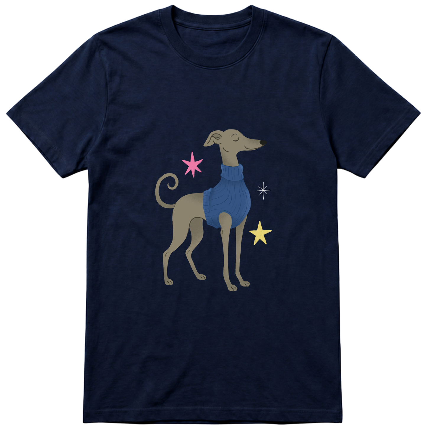"Galgo italiano" Camiseta Básica Unissex