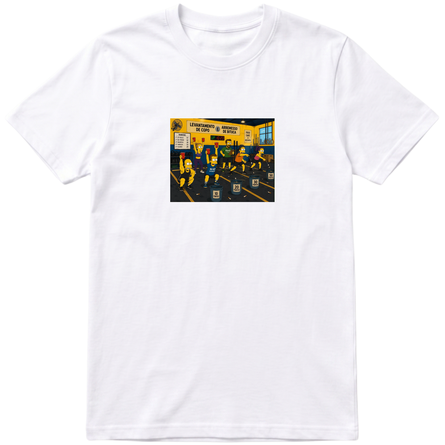 "Simpsons crossfit" Camiseta regular básica