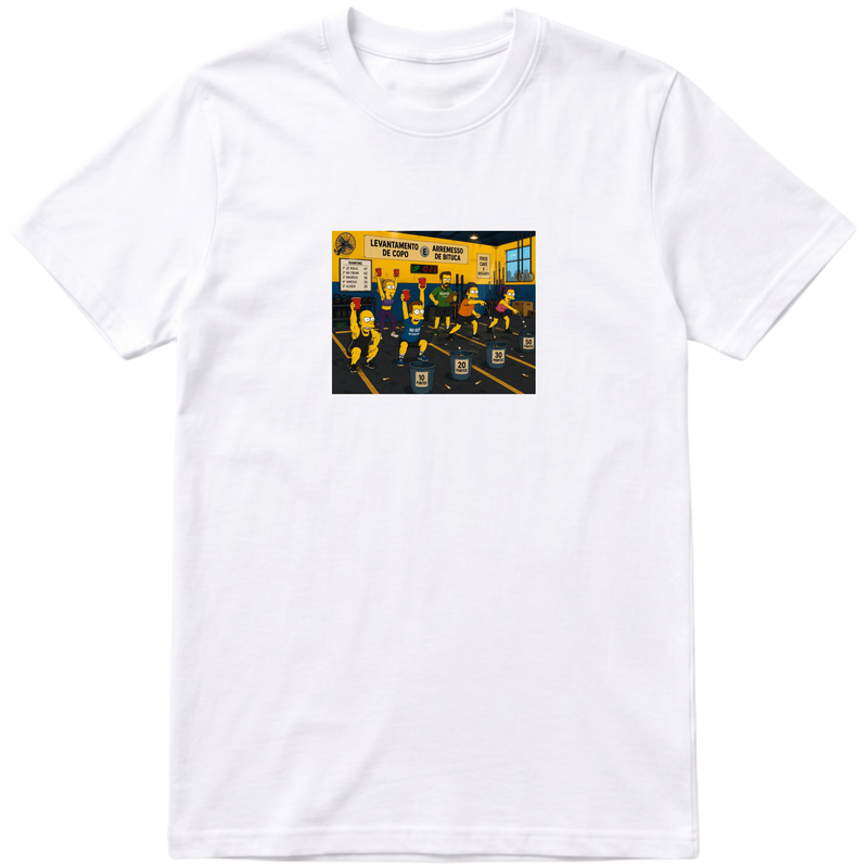 "Simpsons crossfit" Camiseta regular básica