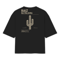 "Camiseta Oversized Raiz na Palavra" Oversized Básica 30.1