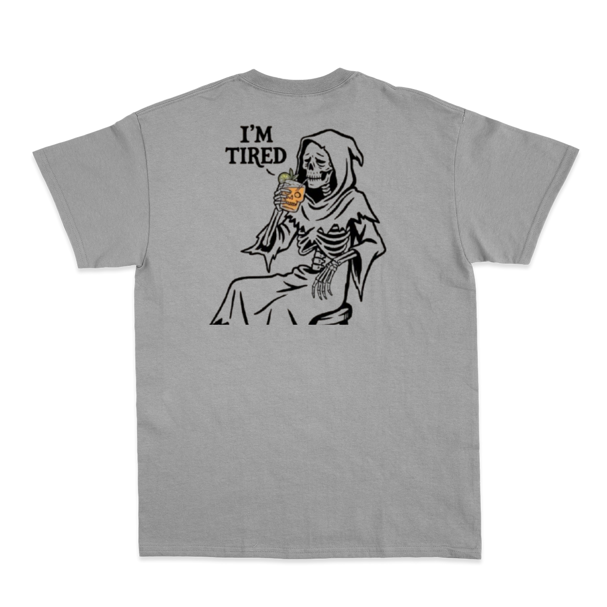 "Camiseta Mea Culpa - I'm tired skull" Camiseta Básica Unissex