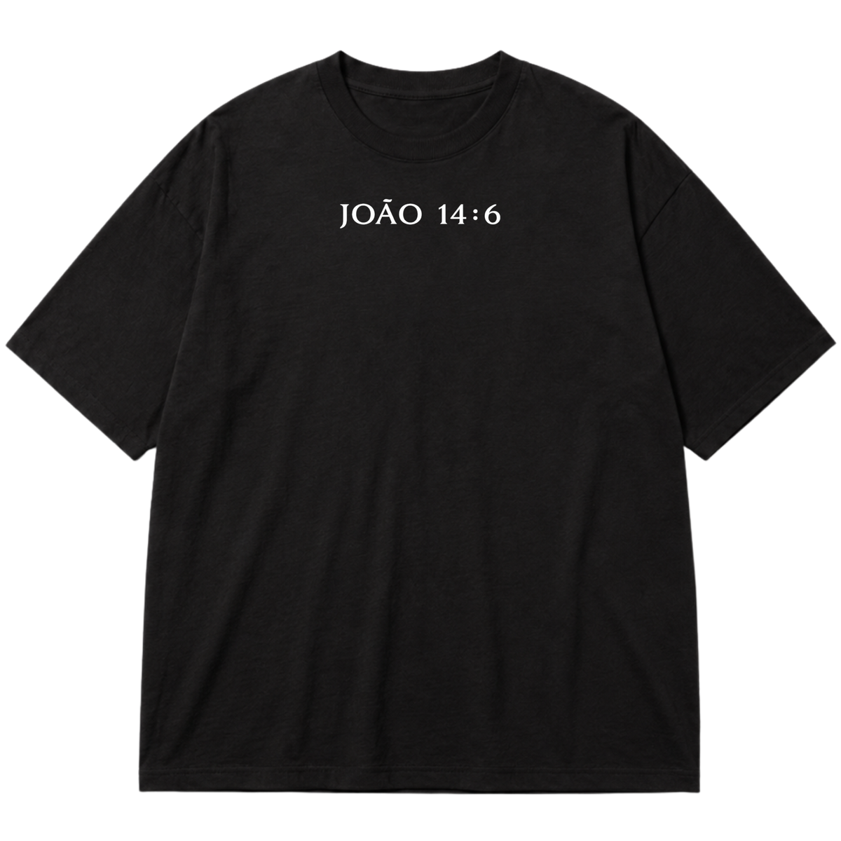"João 14:6" Oversized Premium 96% algodão 4% Elastano
