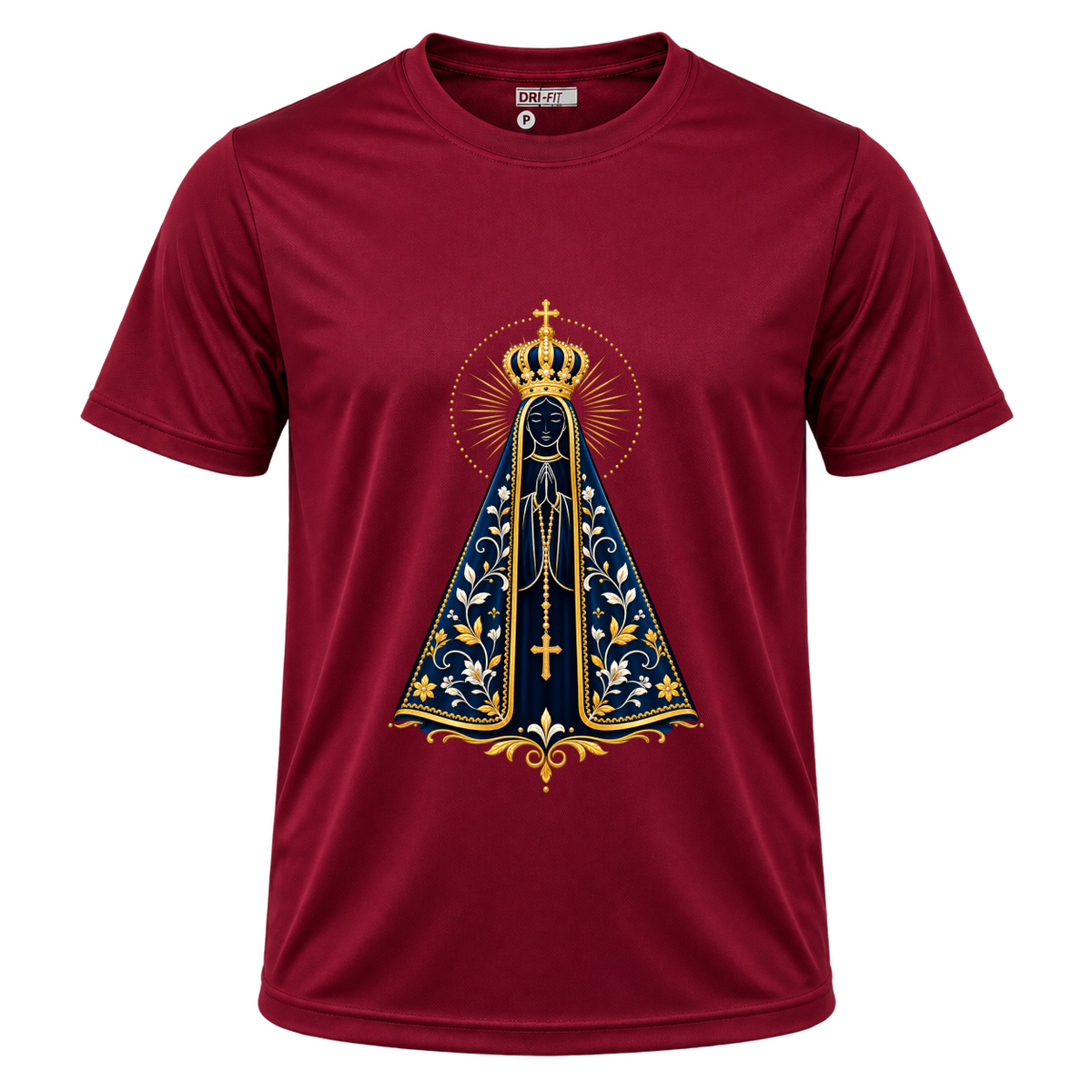 "Camiseta Dryfit Masculina Basic - Nossa Senhora Aparecida" Camiseta Dryfit Masculina Basic