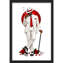 ""Seu Zé" Full Art - Quadro Caixa" Quadro caixa sem vidro acrílico
