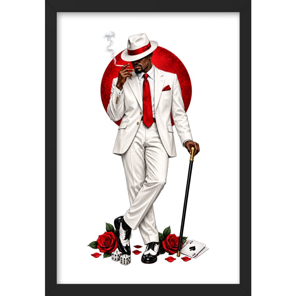 ""Seu Zé" Full Art - Quadro Caixa" Quadro caixa sem vidro acrílico