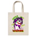 "Ecobag SMILE IT GETS WORSE - coringa" Ecobag