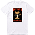 "Capivara Rock & Roll  DTG" Camiseta Premium Unissex