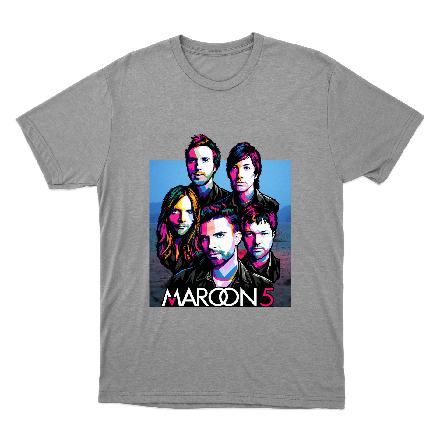 "Maroon 5 - Colors" Camiseta Básica Unissex
