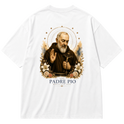 "São Padre Pio" Oversized Premium 96% algodão 4% Elastano