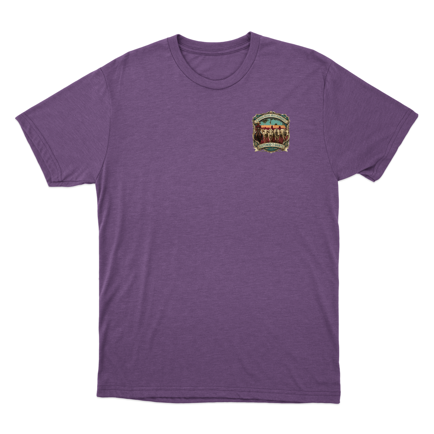 "Estampa DEUS PERMANECE" Camiseta Básica Unissex