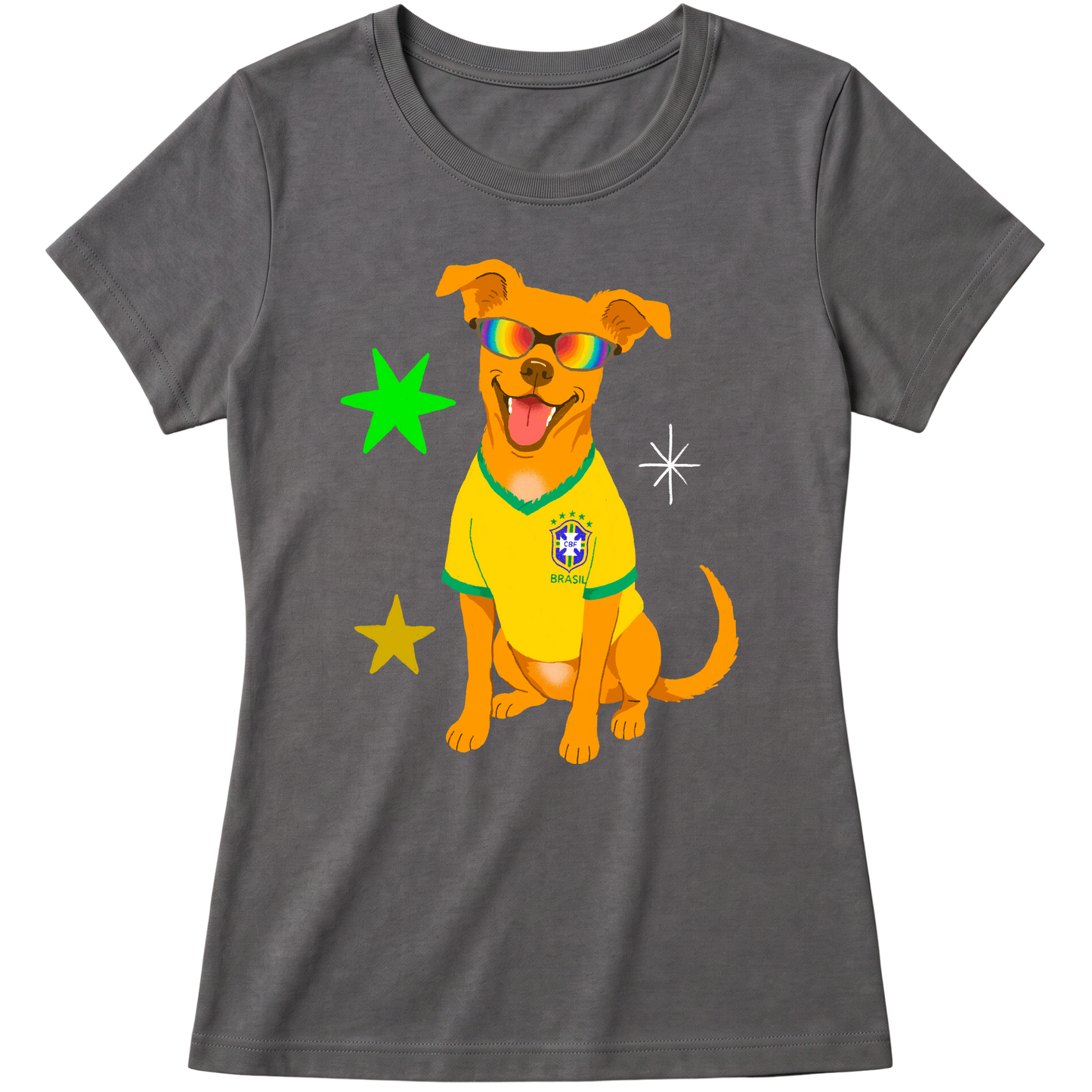 "Caramelo brasileiro" Blusa Baby Look