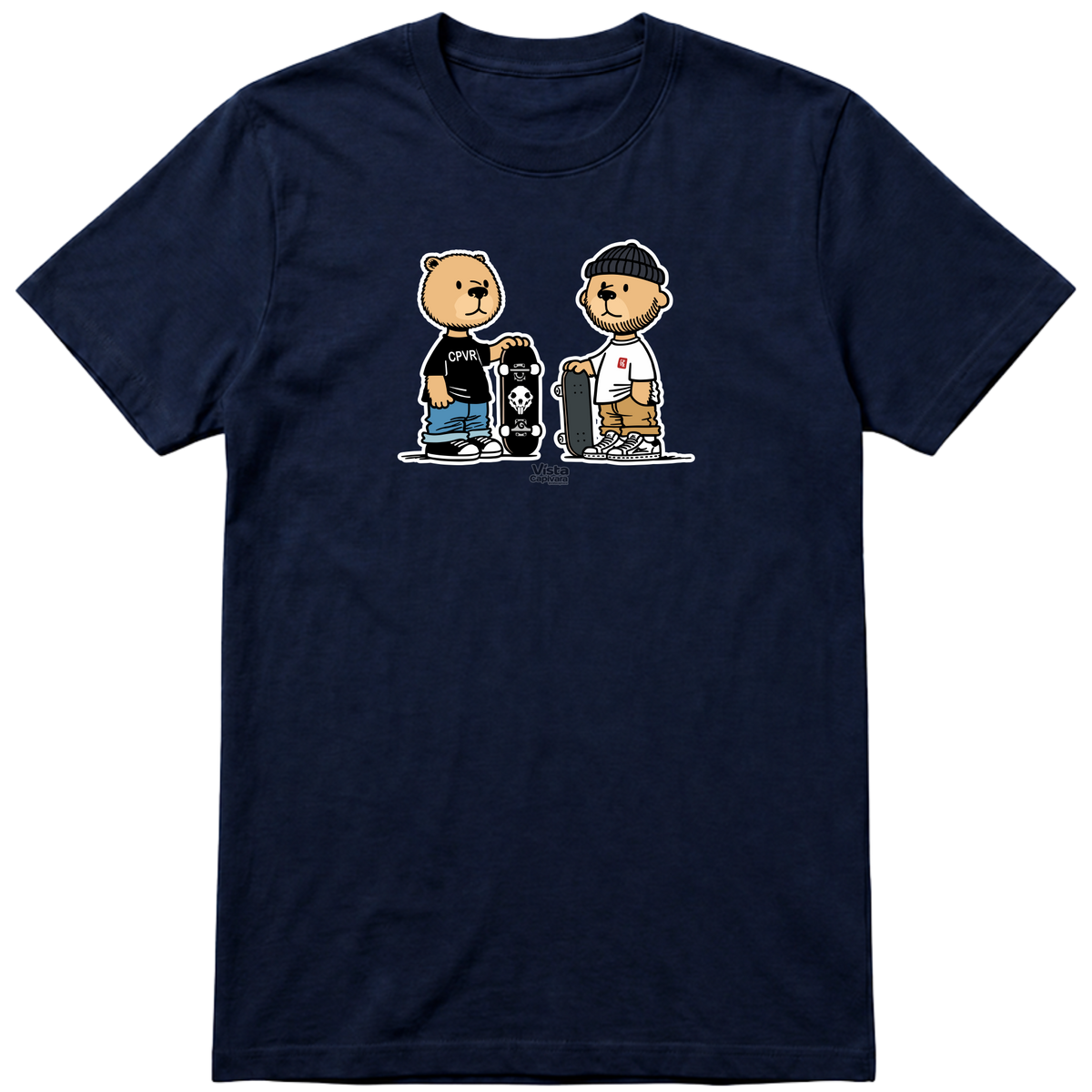 "Capivara Skate Club DTG" Camiseta Premium Unissex