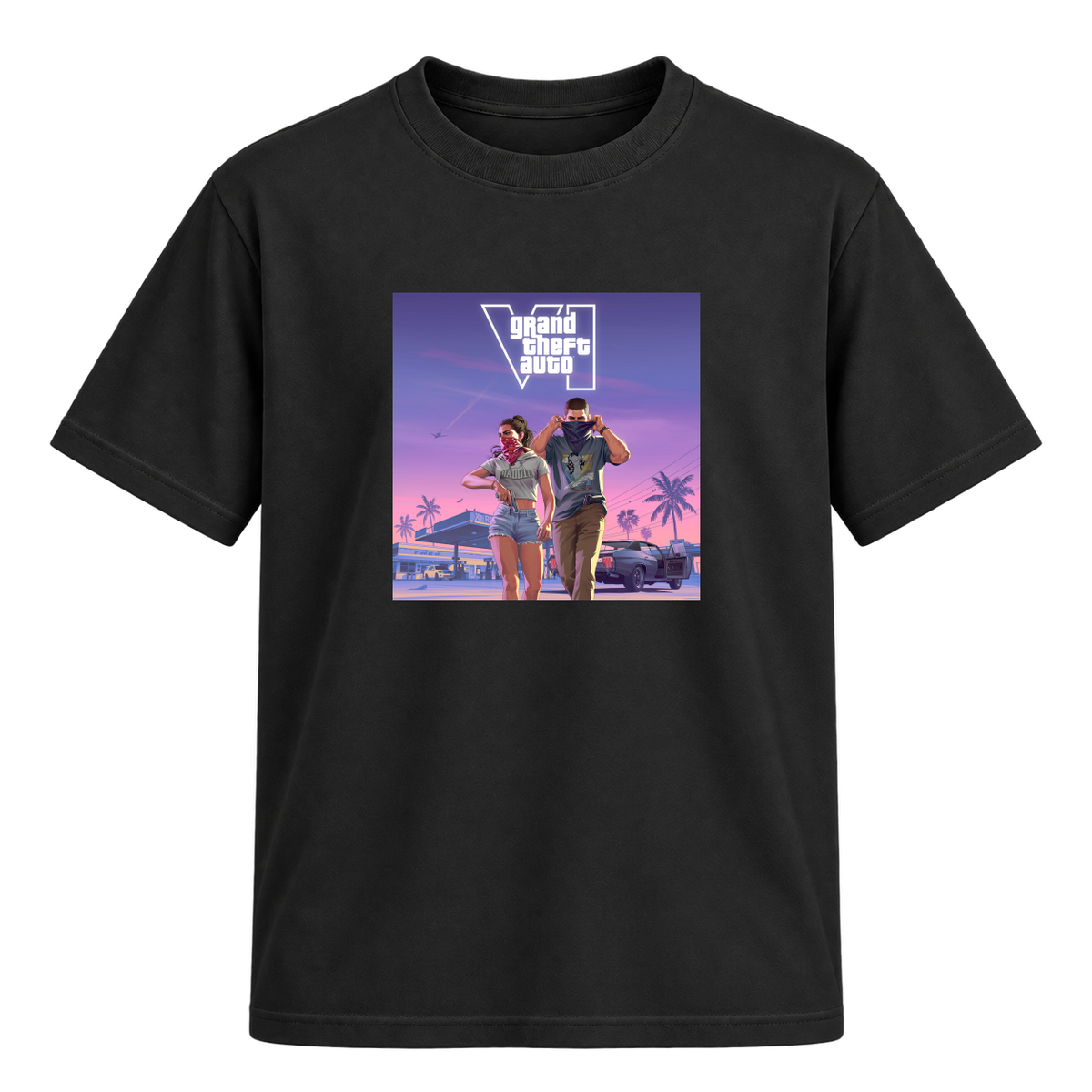 "VI.CE CITY THEMES" Camiseta Regular Suedine