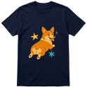 "corgi" Camiseta Básica Unissex