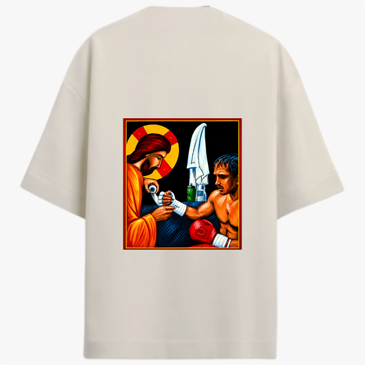 "Camiseta Oversized Jesus Corner" Camiseta Oversized Premium