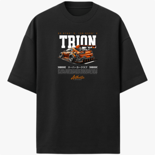 "PORSCHE TRION" Camiseta Oversized Premium