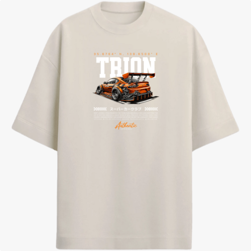 "PORSCHE TRION" Camiseta Oversized Premium