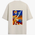 "Camiseta Oversized Premium A Luz que Veio ao Mundo" Camiseta Oversized Premium