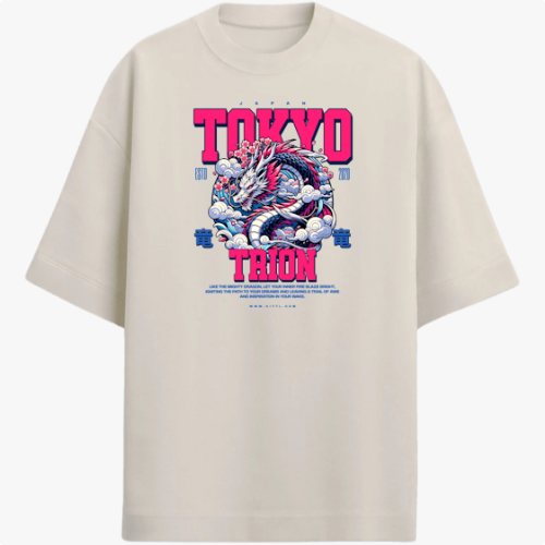 "TOKIO TRION" Camiseta Oversized Premium
