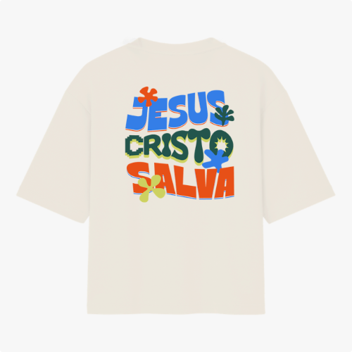 Jesus Cristo Salva Retrô