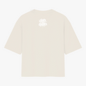 Camiseta com estampa frontal de "Only Jesus Save" acompanhada de "The Life's Good 2026" entre estrelas e símbolos, e estampa traseira de "God is Good".