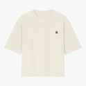 Camiseta com estampa frontal de logotipo estilizado "KRL" e estampa traseira de figura musculosa sem camisa com machado, texto "I have no enemies" e elementos gráficos.