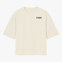 Camiseta com estampa frontal de "THE RUNNERS OF THE NIGHT" no canto superior e estampa traseira com mesma frase acompanhada de barra e "ROWKER CLUB".