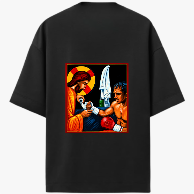 "Camiseta Oversized Jesus Corner" Camiseta Oversized Premium