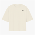 Camiseta com estampa frontal de assinatura estilizada e estampa traseira de foto de piloto com capacete, texto “SEMPRE EM FRENTE” e “TOLET” repetido.