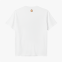 Camiseta com estampa frontal minimalista de linha fina e estampa traseira de espiral intricate centralizada, adicionando detalhe distinto à parte de trás.
