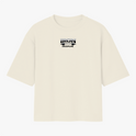 Camiseta com estampa frontal de "IRON DISCIPLINE" em estilo metálico e estampa traseira com "SEM DESCULPAS" em texto destacado acima de "IRON DISCIPLINE".