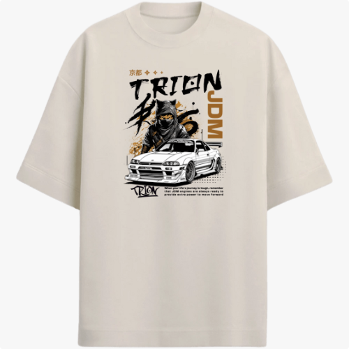 "NINJA CAR TRION" Camiseta Oversized Premium