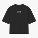 Camiseta com estampa frontal de texto “IRON DISCIPLINE” estilizado e, na estampa traseira, texto “FOCO TODOS OS DIAS” em negrito com “IRON DISCIPLINE”.