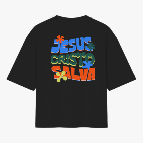 Jesus Cristo Salva Retrô