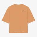 Camiseta com estampa frontal de texto "RIVALS" e estampa traseira de carros de corrida sobrepostos por "RIVALS", com a frase "THE LAST LAP WAS NEVER JUST A LAP".